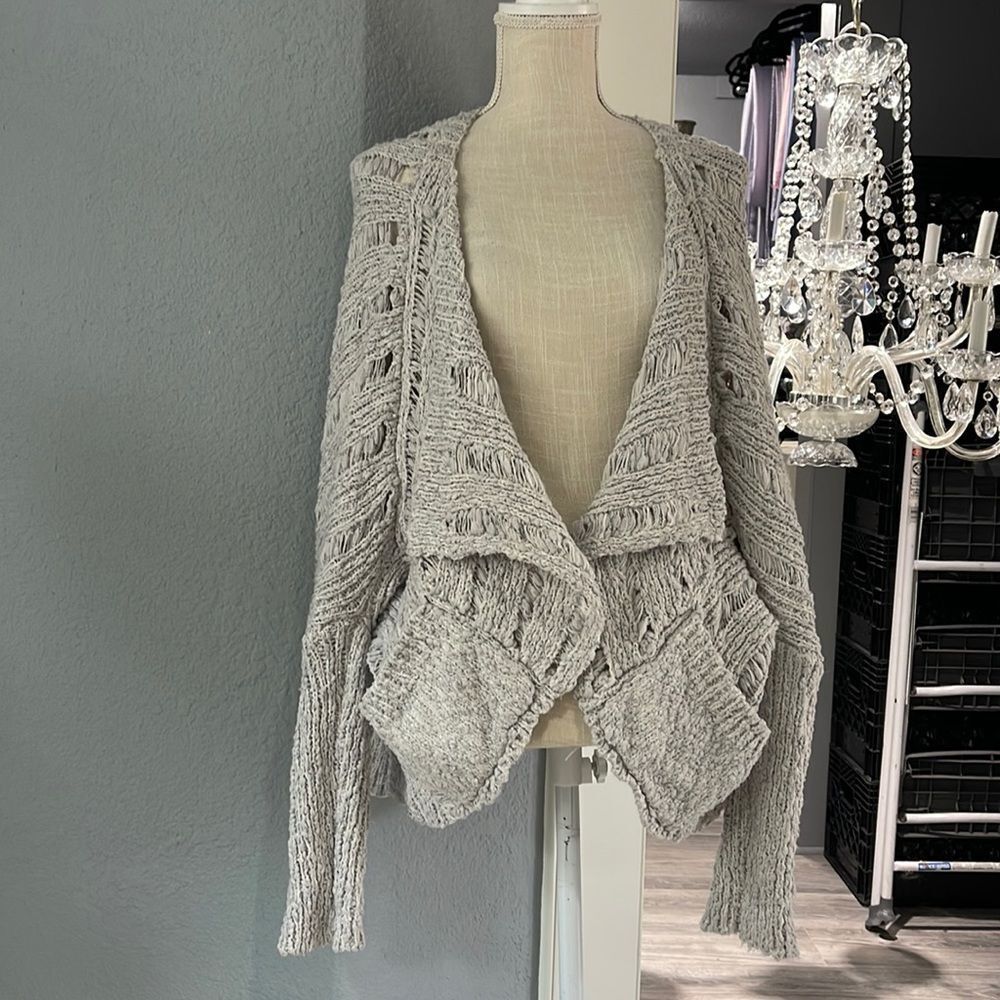 Hayden Los Angeles light grey cardigan